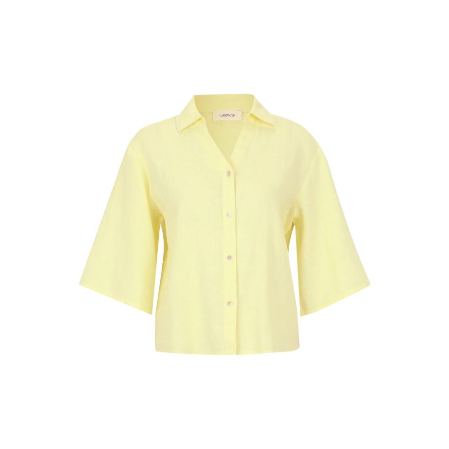 Cartoon Blouse geel Geel