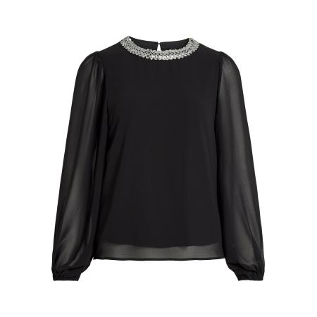 Vila VILA Blouse zwart / zilver