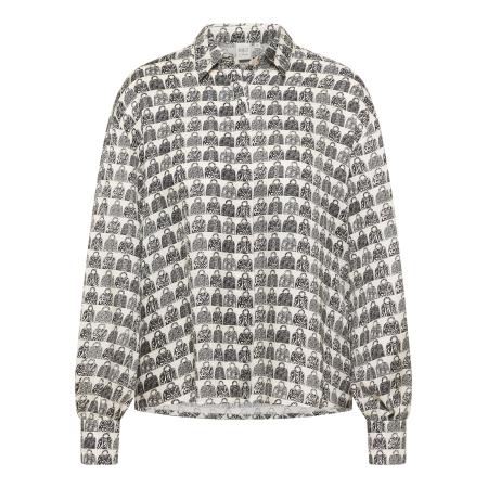 Eterna ETERNA Blouse sand / lichtbeige / zwart