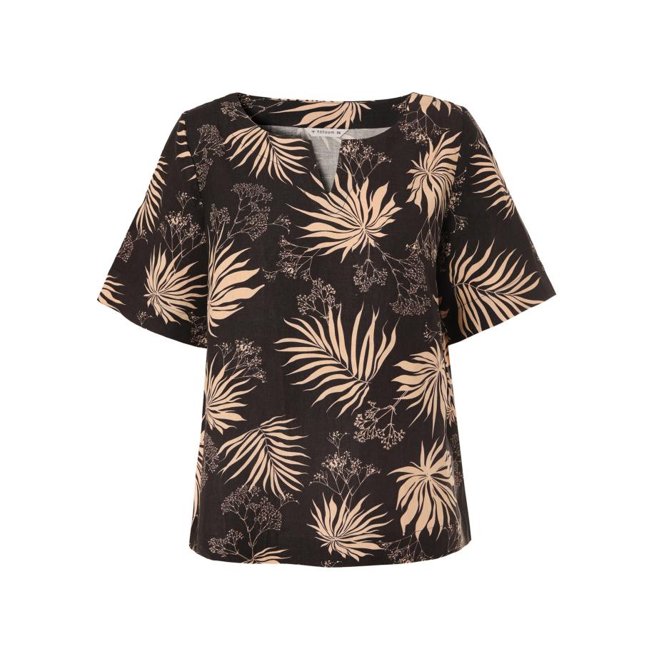 TATUUM TATUUM Blouse MATYLDANA beige / bruin / zwart -