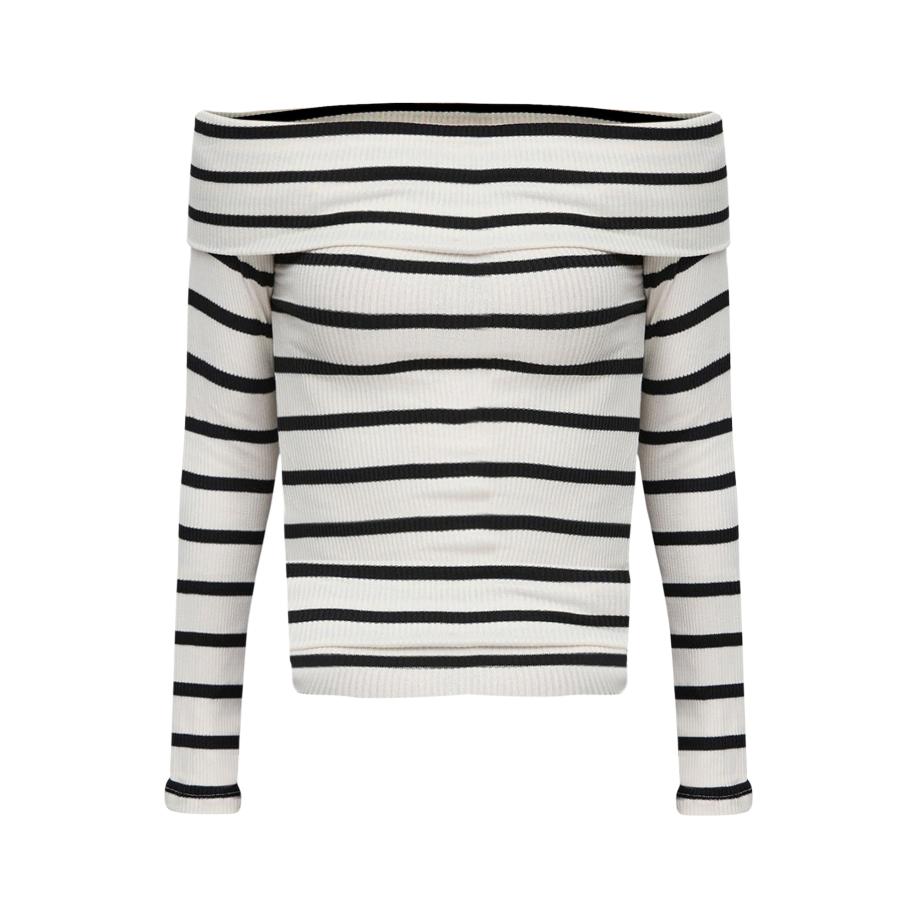 No Matter What No Matter What Blouse body zwart / wit -