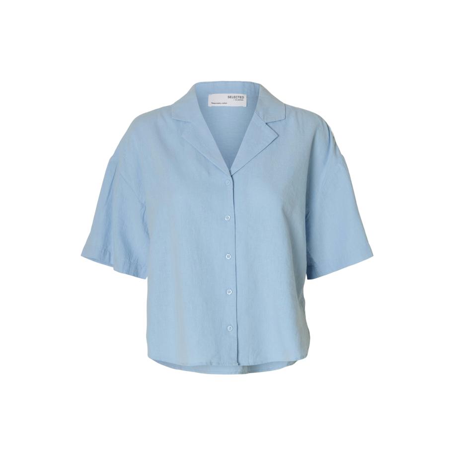 Selected SELECTED Blouse SLFLuisa lichtblauw -