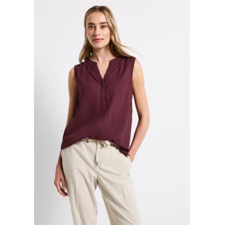 Street One Blousetop met gespleten hals