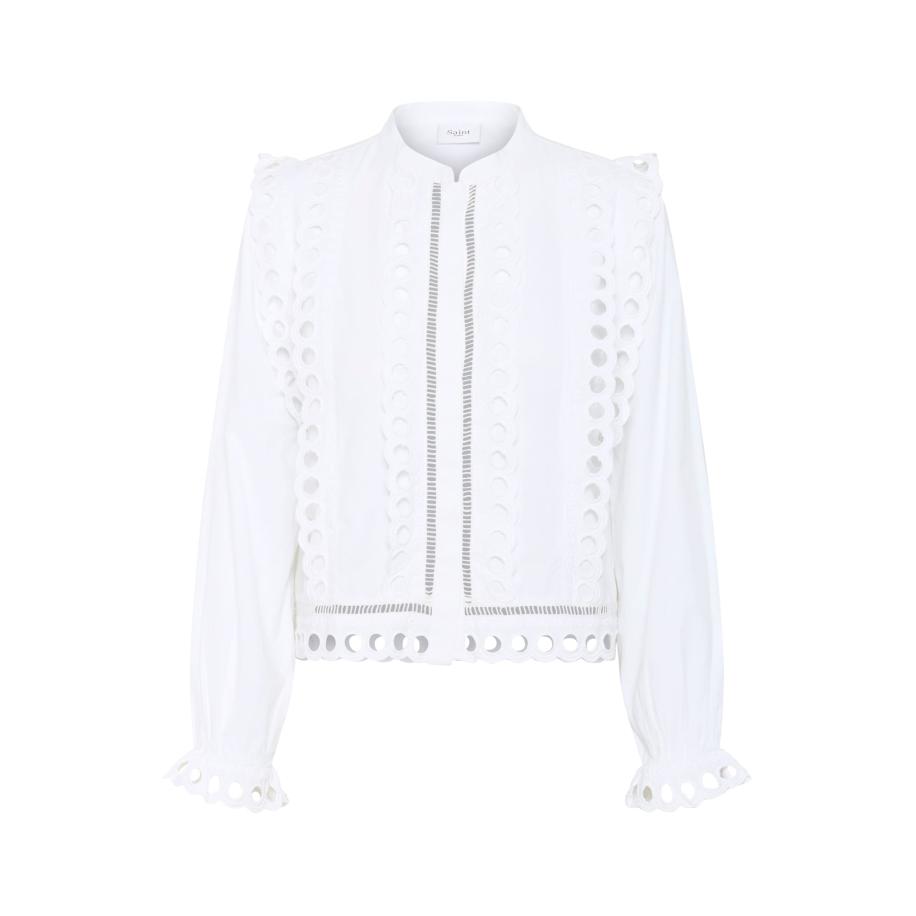 Saint Tropez SAINT TROPEZ Blouse MarleeSZ wit -