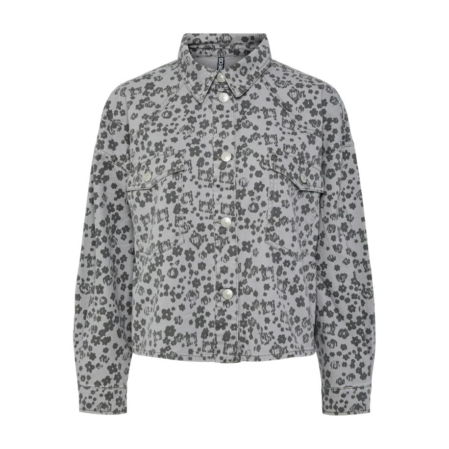 Pieces PIECES Blouse PCPortia grijs / donkergrijs -