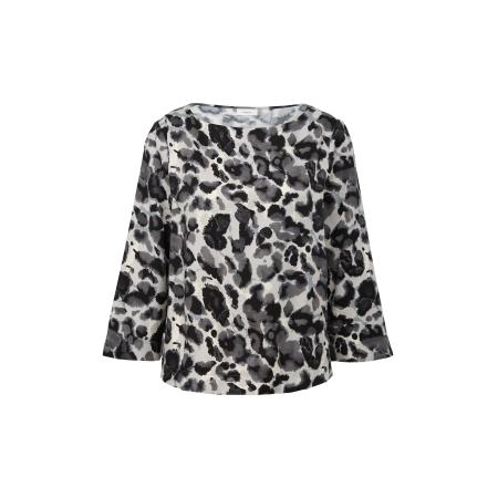 s.Oliver BLACK LABEL Blouse crème / grijs / zwart