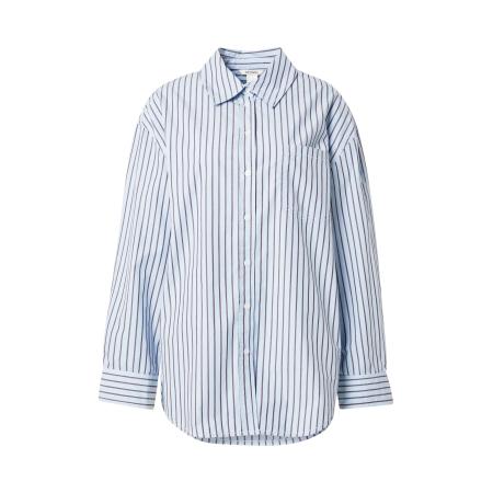 Monki Monki Blouse lichtblauw / antraciet