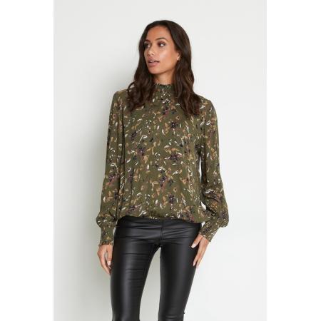 Kaffe Kaffe Blouse Fay kaki / gemengde kleuren