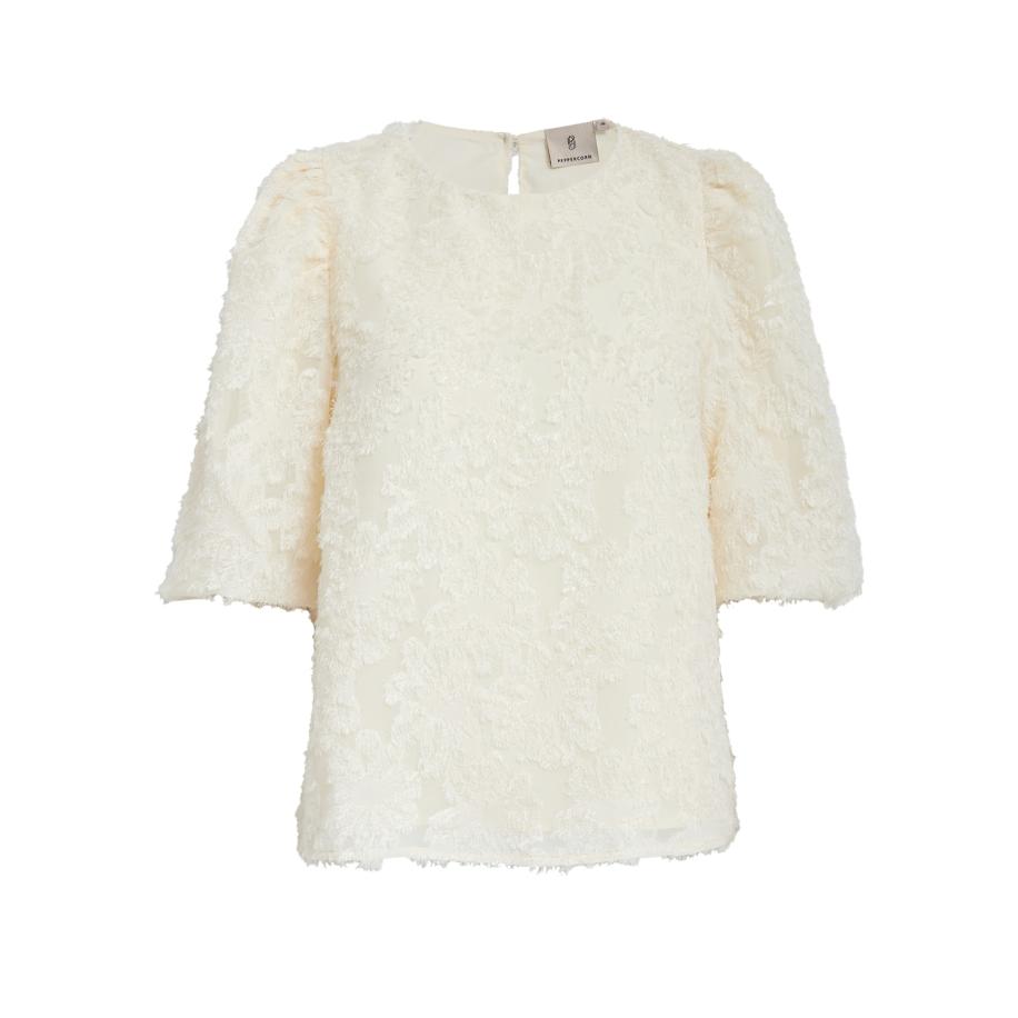 Peppercorn Blouse Ingrid crème Bruin