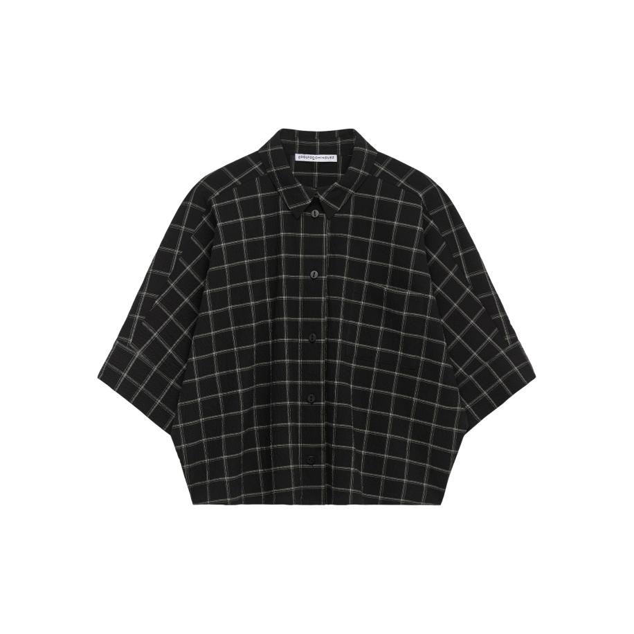 Adolfo Dominguez Adolfo Dominguez Blouse grijs / zwart -