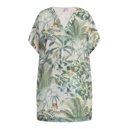 IZIA IZIA Tuniek beige / petrol / kiwi / grasgroen