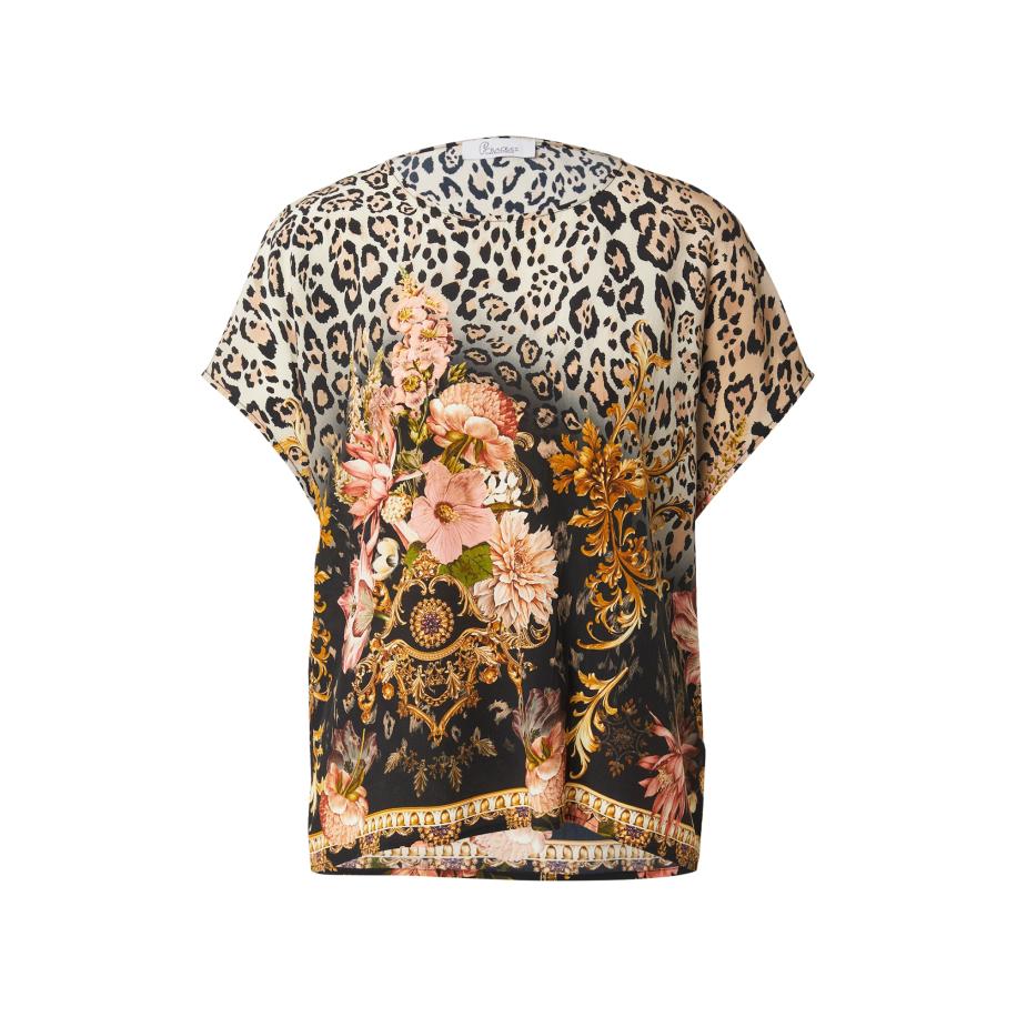 PRINCESS GOES HOLLYWOOD PRINCESS GOES HOLLYWOOD Blouse beige / bruin / rosa / zwart -