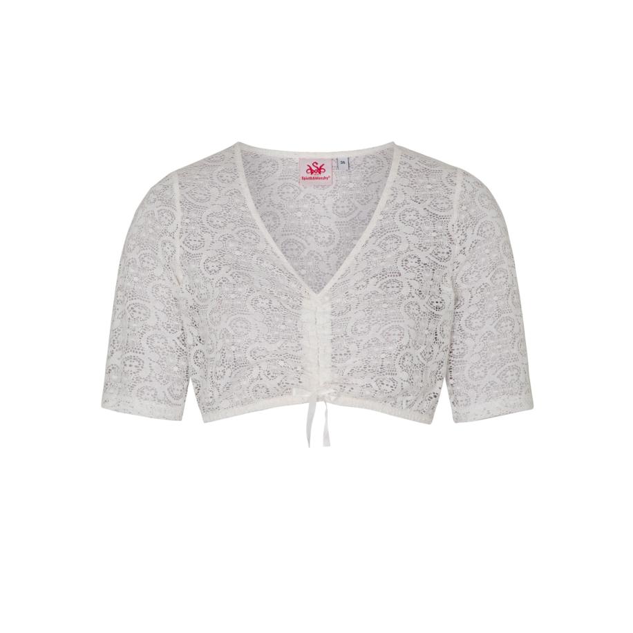 Spieth & Wensky SPIETH & WENSKY Klederdracht blouse Duft wit -