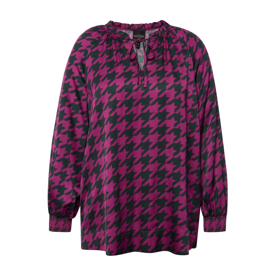 Ulla Popken Ulla Popken Blouse donkergrijs / lila -