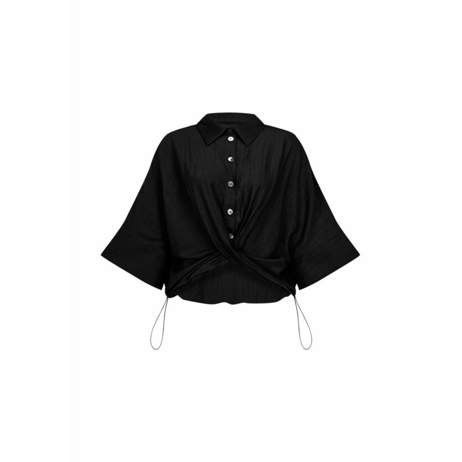 FRESHLIONS FRESHLIONS Blouse Maya zwart -