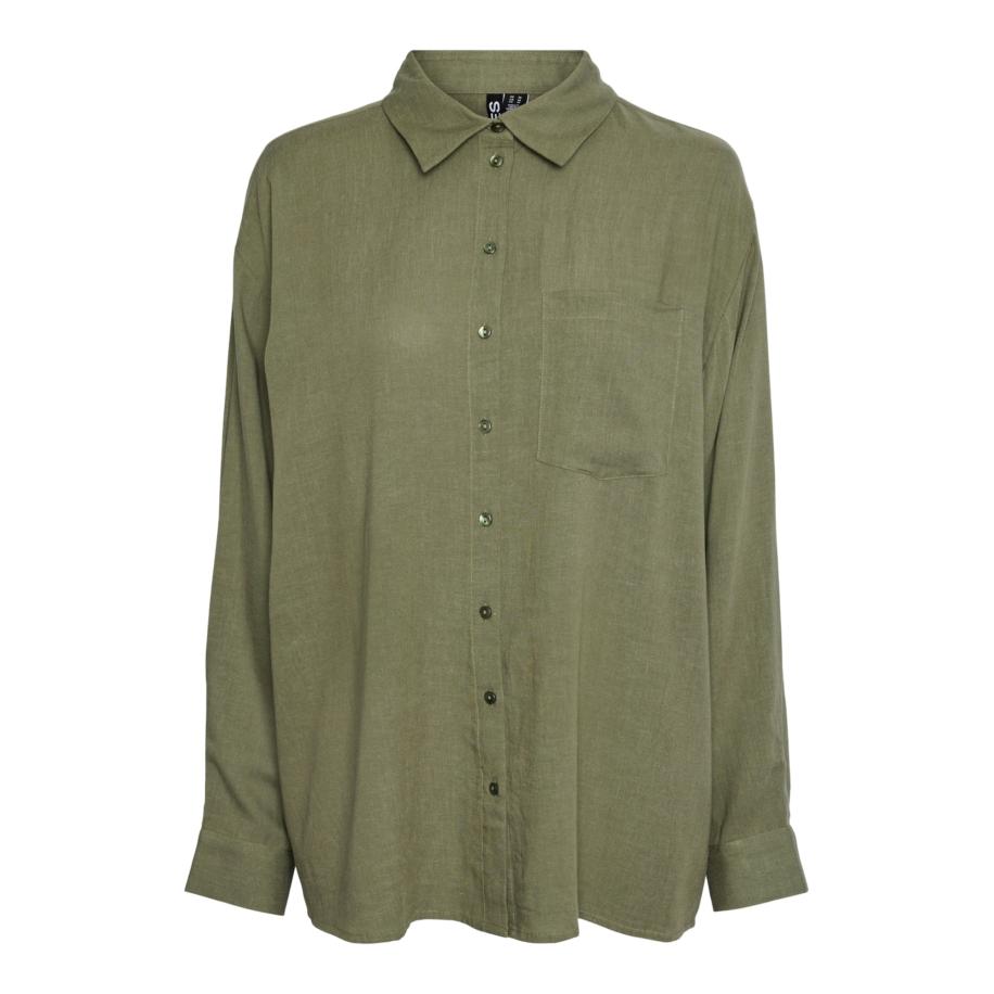 PIECES Blouse PCPia olijfgroen Groen