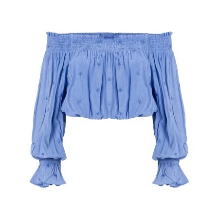 Influencer Influencer Blouse duifblauw