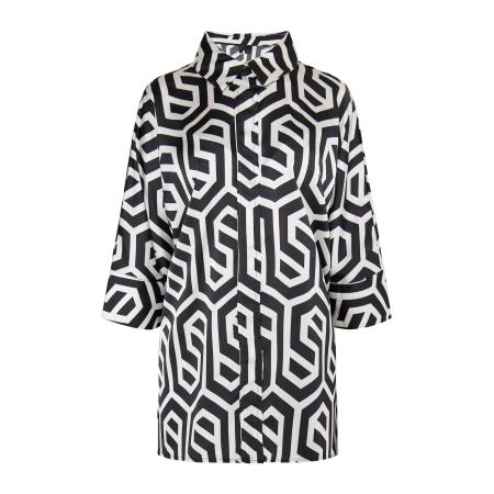 DreiMaster DreiMaster Klassik Blouse zwart / wit