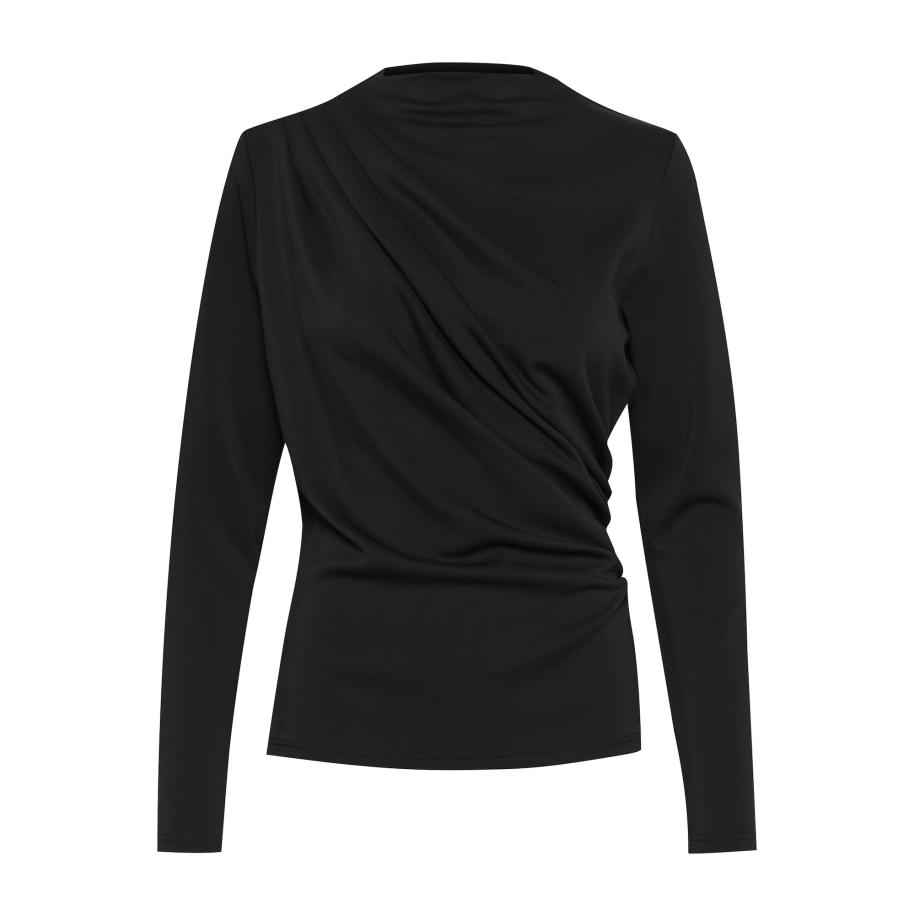 My Essential Wardrobe My Essential Wardrobe Blouse Helle zwart -