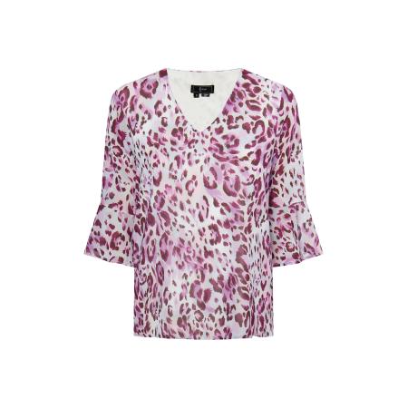 Faina faina Blouse sering / bessen / wit