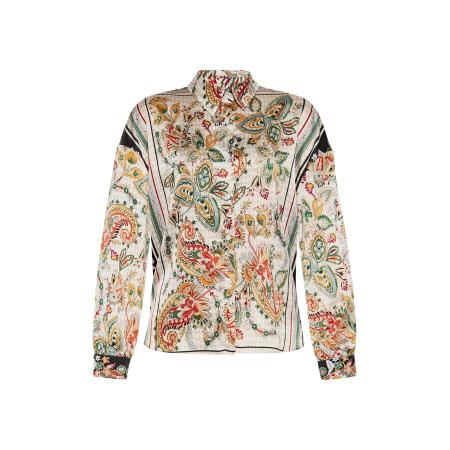 Usha usha FESTIVAL Blouse lichtbeige / groen / abrikoos / roestrood