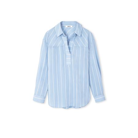 Ipekyol Ipekyol Blouse hemelsblauw / wit