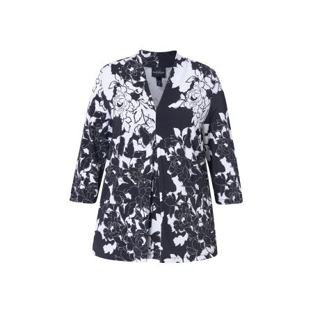 Ulla Popken Ulla Popken Blouse marine / wit