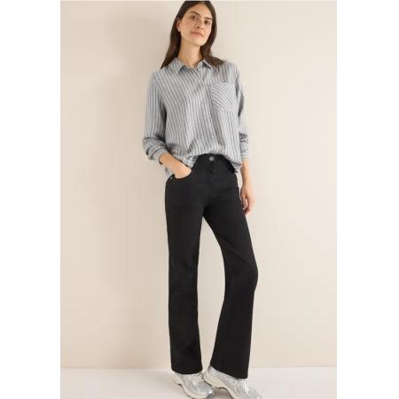 CECIL Gestreept flanellen overhemd blouse -