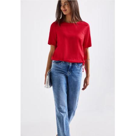 Street One Blouse shirt met trekkoord