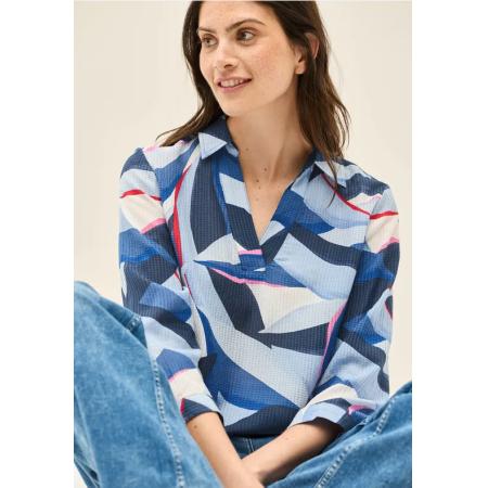 CECIL Lange overhemdblouse met print