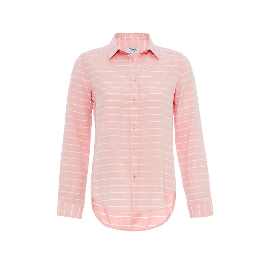 Moxx Paris Moxx Paris Blouse beige / poederroze -