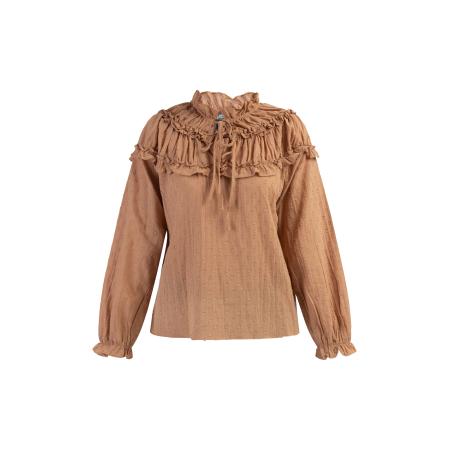 DreiMaster DreiMaster Vintage Blouse Abrel bruin