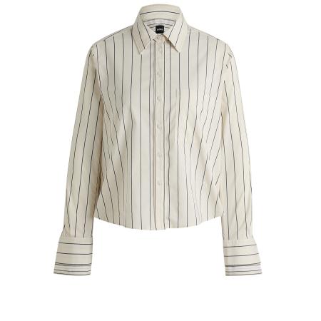 Hugo Boss BOSS Blouse zwart / wolwit