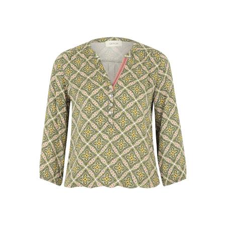 Cartoon Cartoon Blouse beige / geel / groen