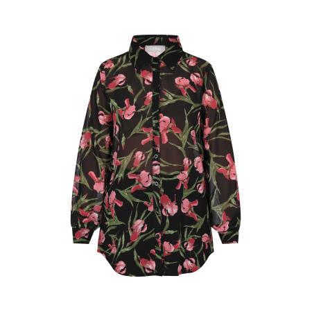Usha Blouse gemengde kleuren / zwart
