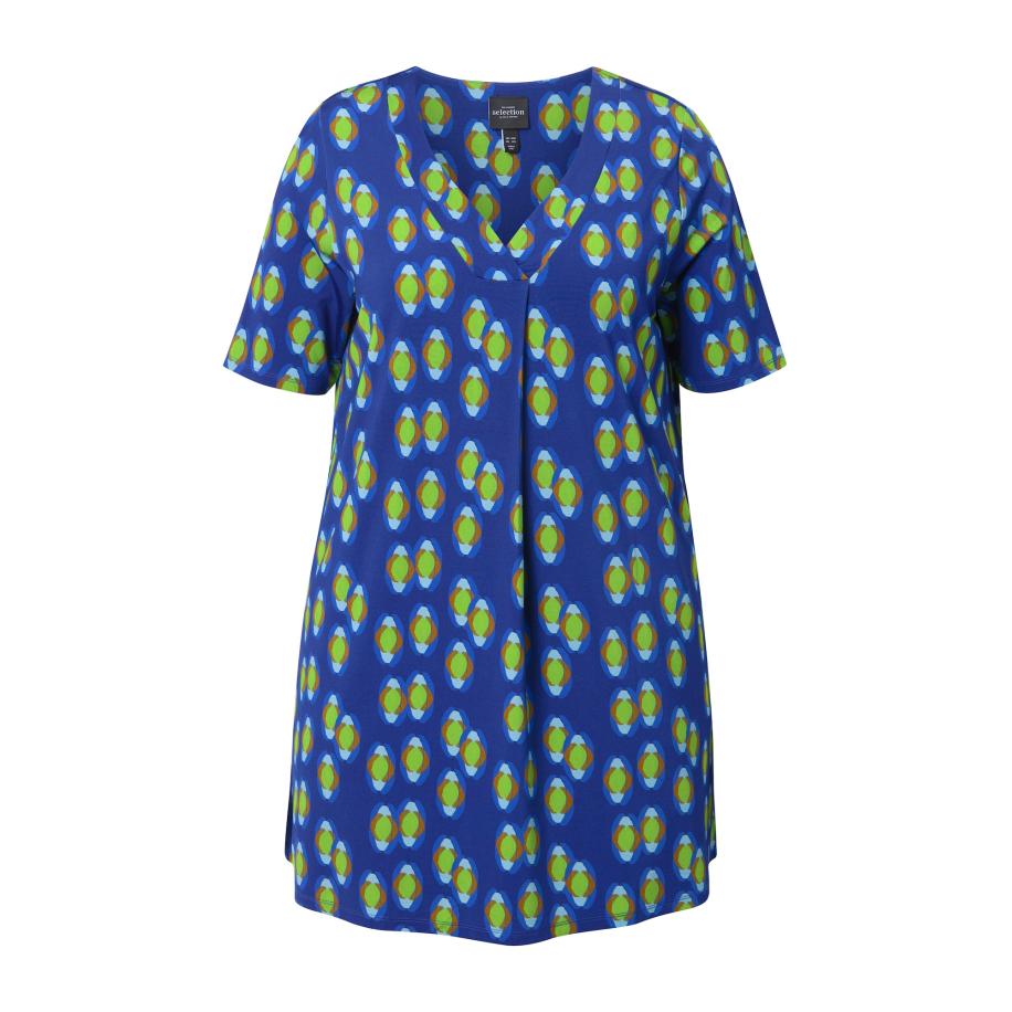 Ulla Popken Ulla Popken Blouse blauw / pastelblauw / lichtgroen / violetblauw -