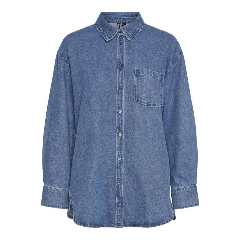 Pieces PIECES Blouse PCMaisie blauw -