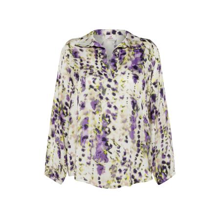 Deha DEHA Blouse crème / groen / lila / sering