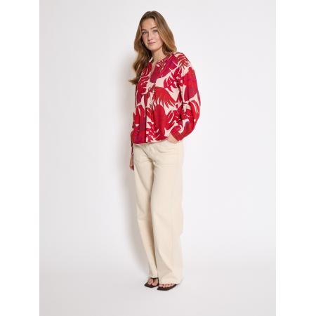 Peppercorn Peppercorn Blouse Tilly lila / rood / bordeaux / wit