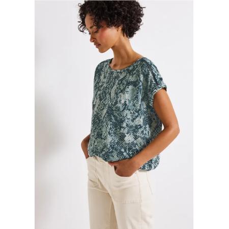 Street One Blouse shirt met tape details