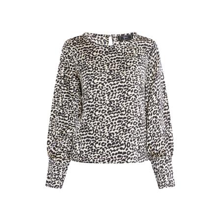 Faina faina Blouse crème / zwart