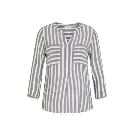 Tom Tailor TOM TAILOR Blouse smoky blue / wit