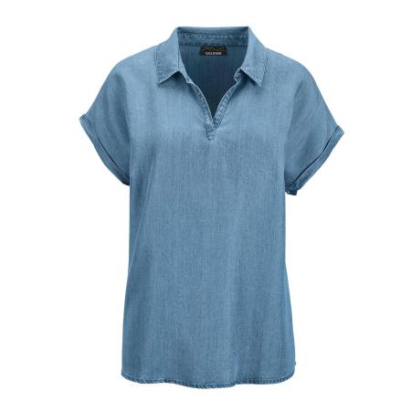 Goldner Goldner Blouse lichtblauw