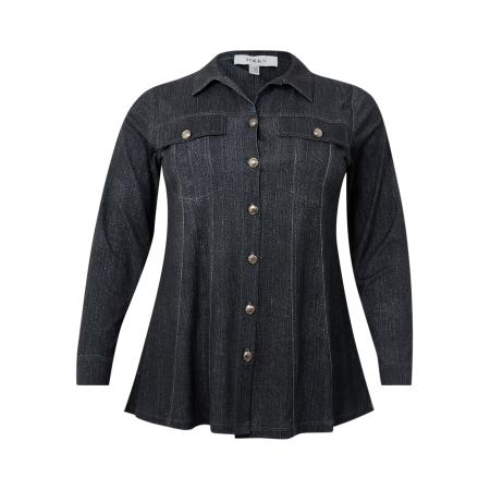 Yoek YOEK Blouse zwart