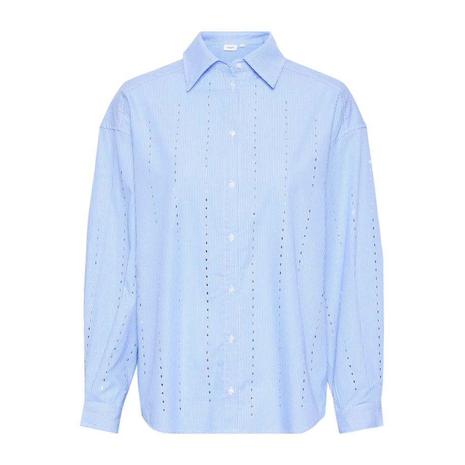 Saint Tropez SAINT TROPEZ Blouse Zikku lichtblauw -