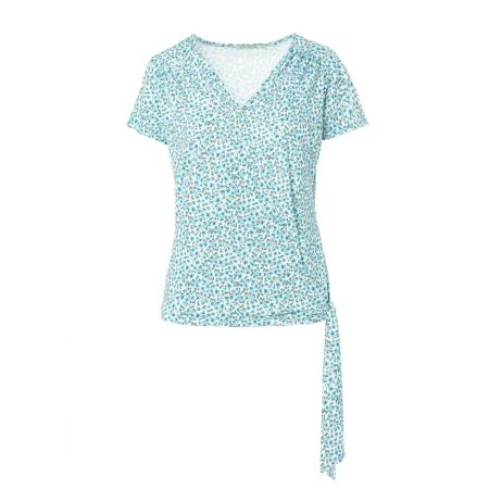 Quiosque Blouse blauw / zwart / wit