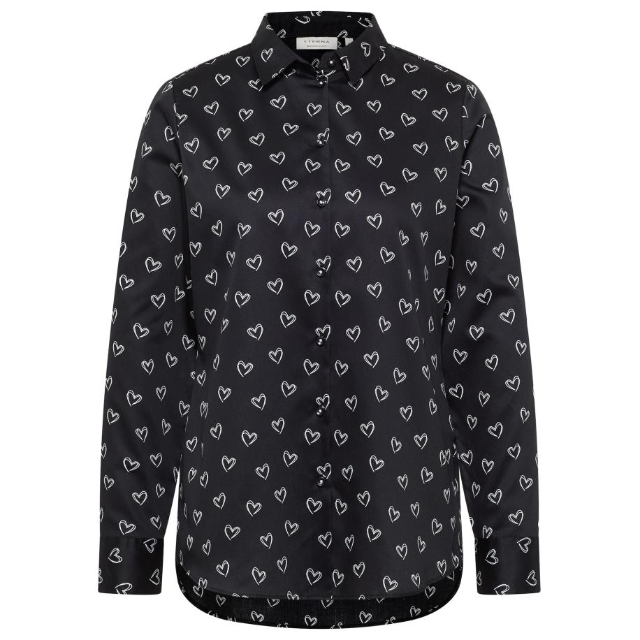 Eterna ETERNA Blouse zwart -