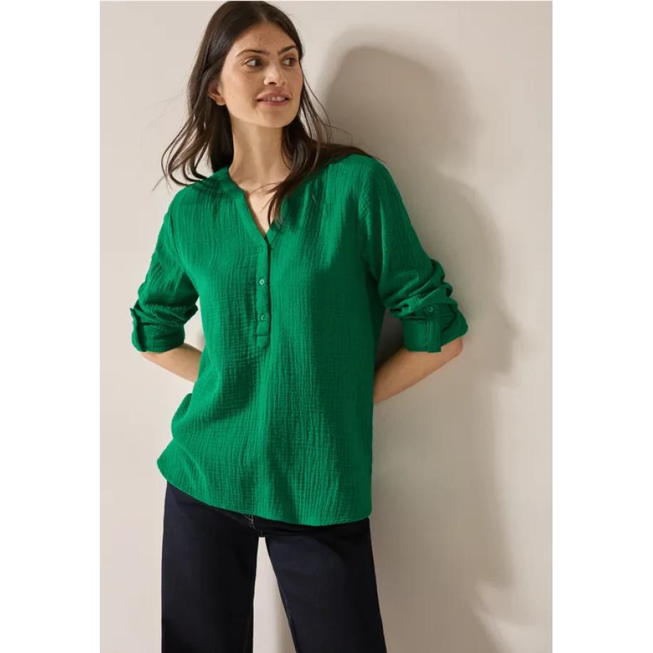 CECIL Mousseline blouse Groen
