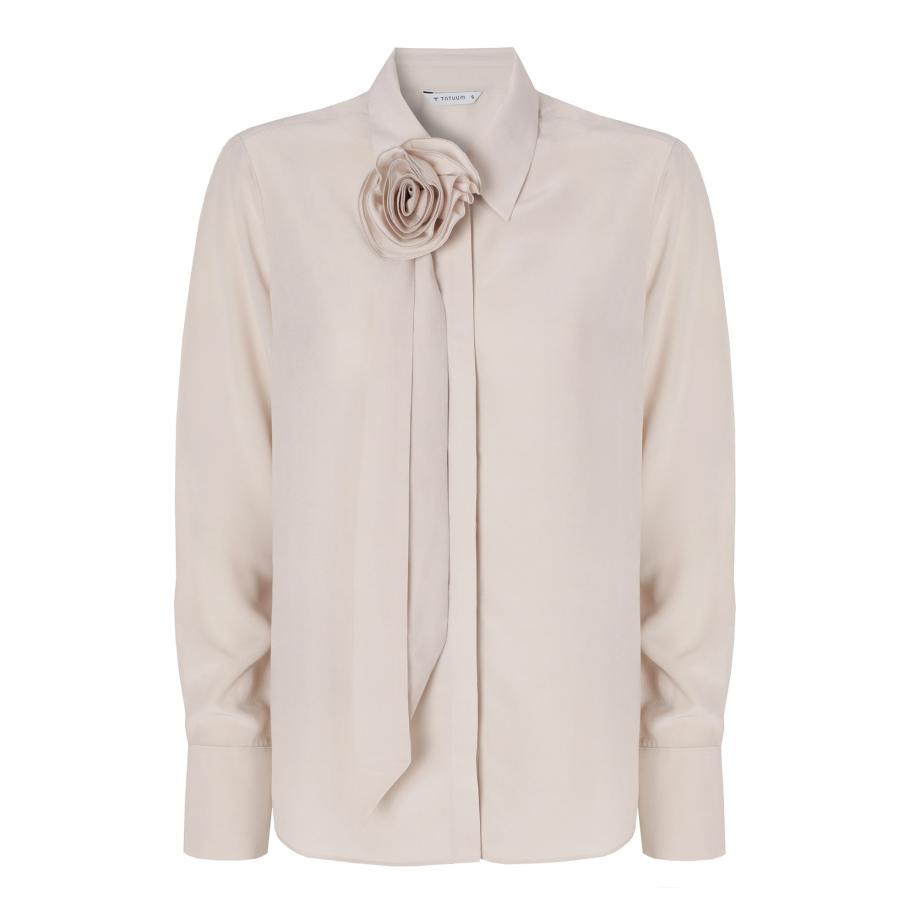 TATUUM Blouse Melin beige Bruin