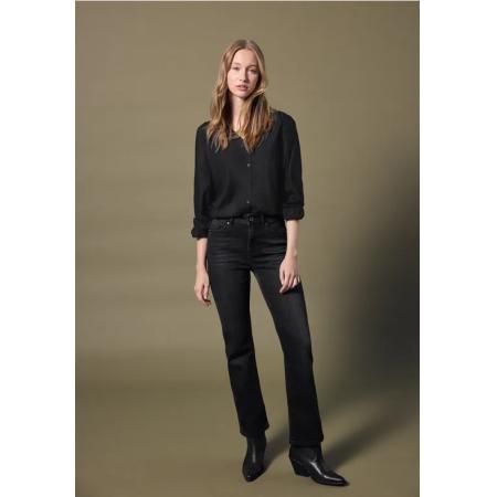 Street One V-hals blouse met knopen